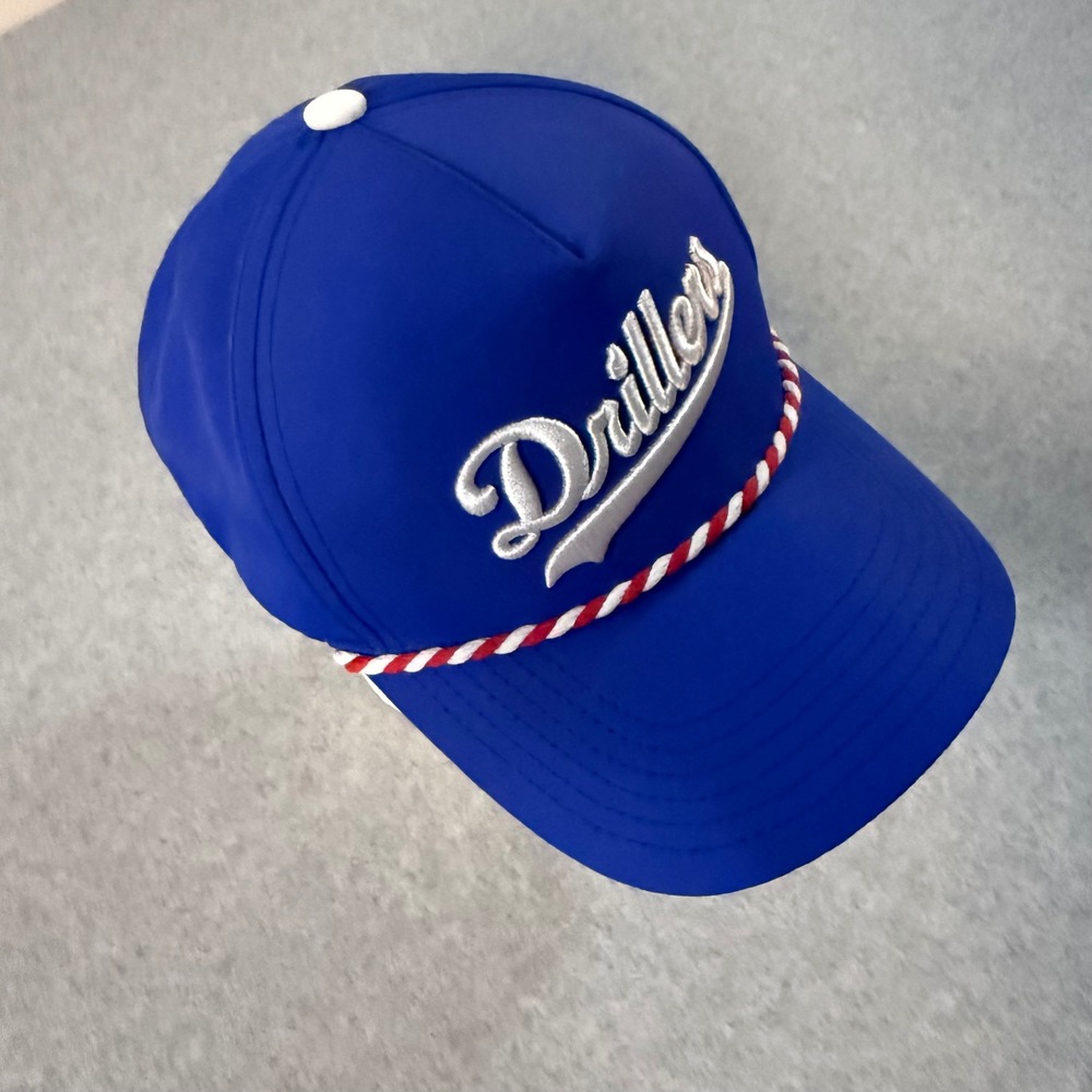 Melonwear Tulsa Drillers Snapback Hat Blue Rope Baseball Cap Adjustable MiLB - Picture 3 of 7